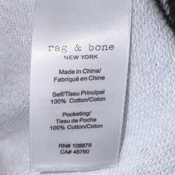 RAG & BONE Miramar Shea High Rise Full Relaxed Jeans in Raven size 32 NWT - Picture 11 of 11